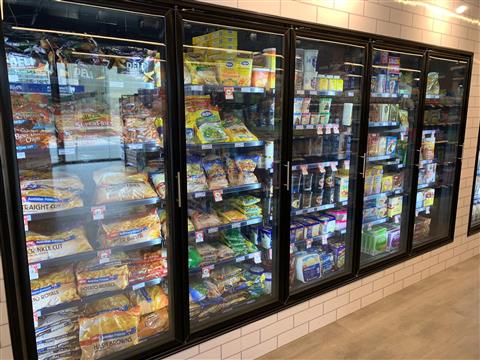 Freezer Glass Door  & shelving for Walk-in Freezer Boxes