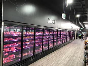 Supermarket Refrigeration- Self Contained Glass Door Reach in Cooler-4/5/6 door