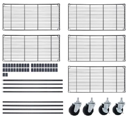 walk in cooler mobile wire shelf accessories