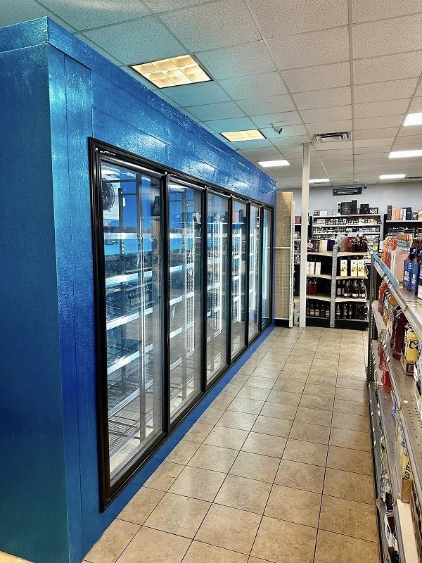 walk in cooler with 6 door - ART Refrigerationsupermarket refrigeration ...